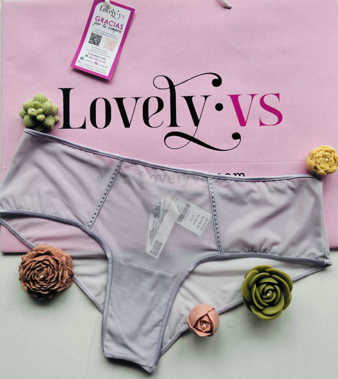 Imagen de PINK Panty Cheeky Lila Mesh S.